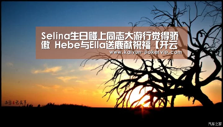 Selina生日碰上同志大游行觉得骄傲　Hebe与Ella送鹿献祝福【开云官网】